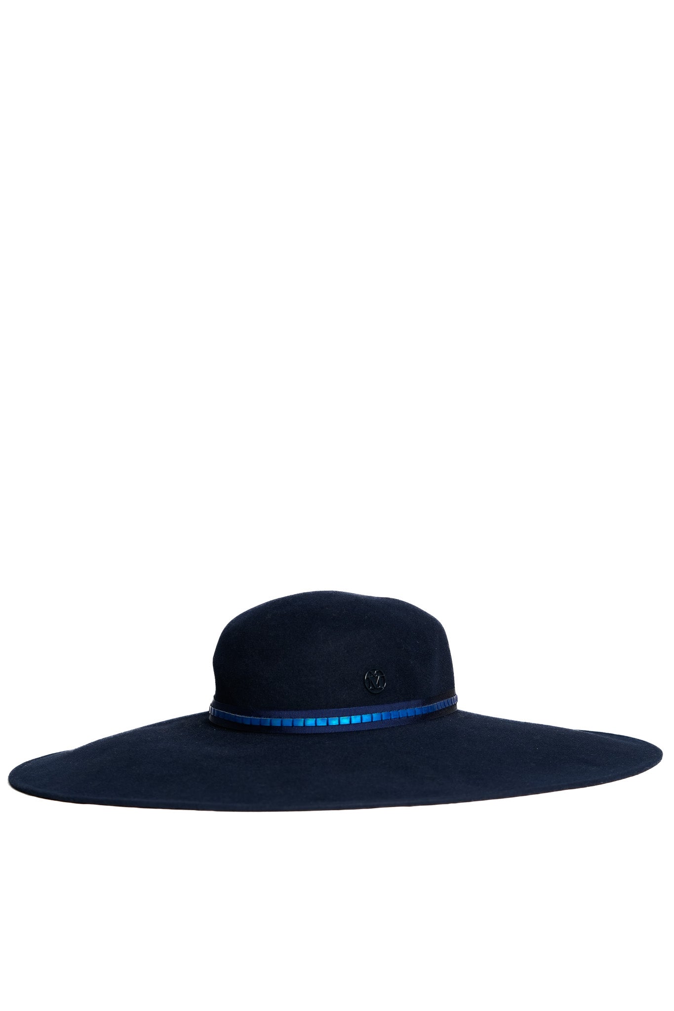 Chapeau de Seconde main Maison Michel Bleu marine