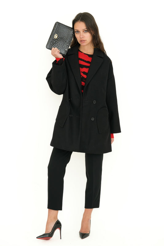 Manteau/Caban de Seconde main Red Valentino Noir