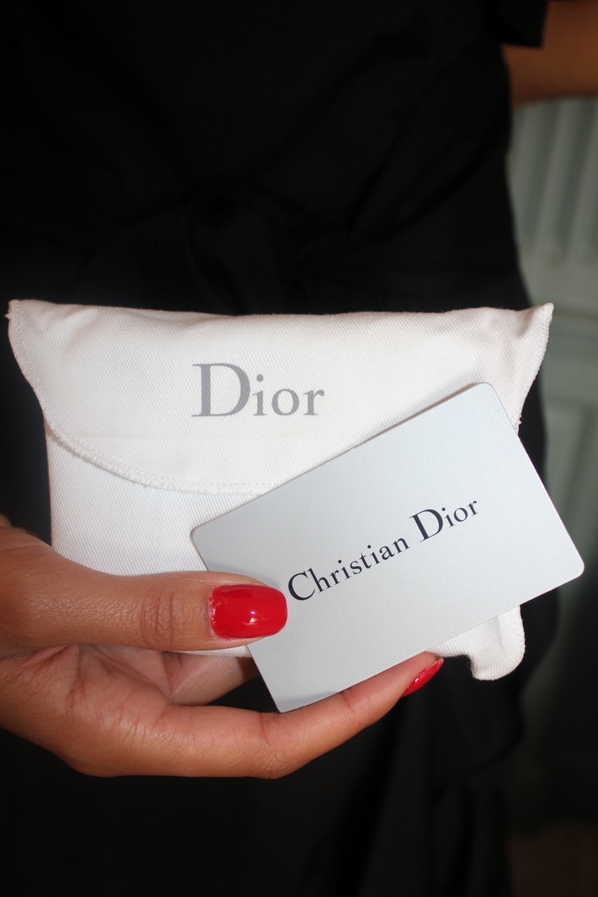 Porte Cartes de Seconde main Christian Dior Vernis Noir
